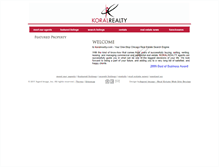 Tablet Screenshot of koralrealty.com